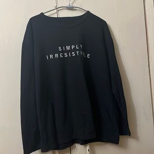 Black sweatshirt